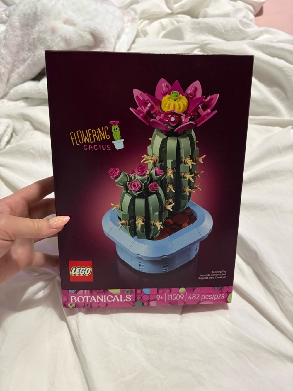 Lego Botanicals Flowering Cactus - Green, Pink & Blue
